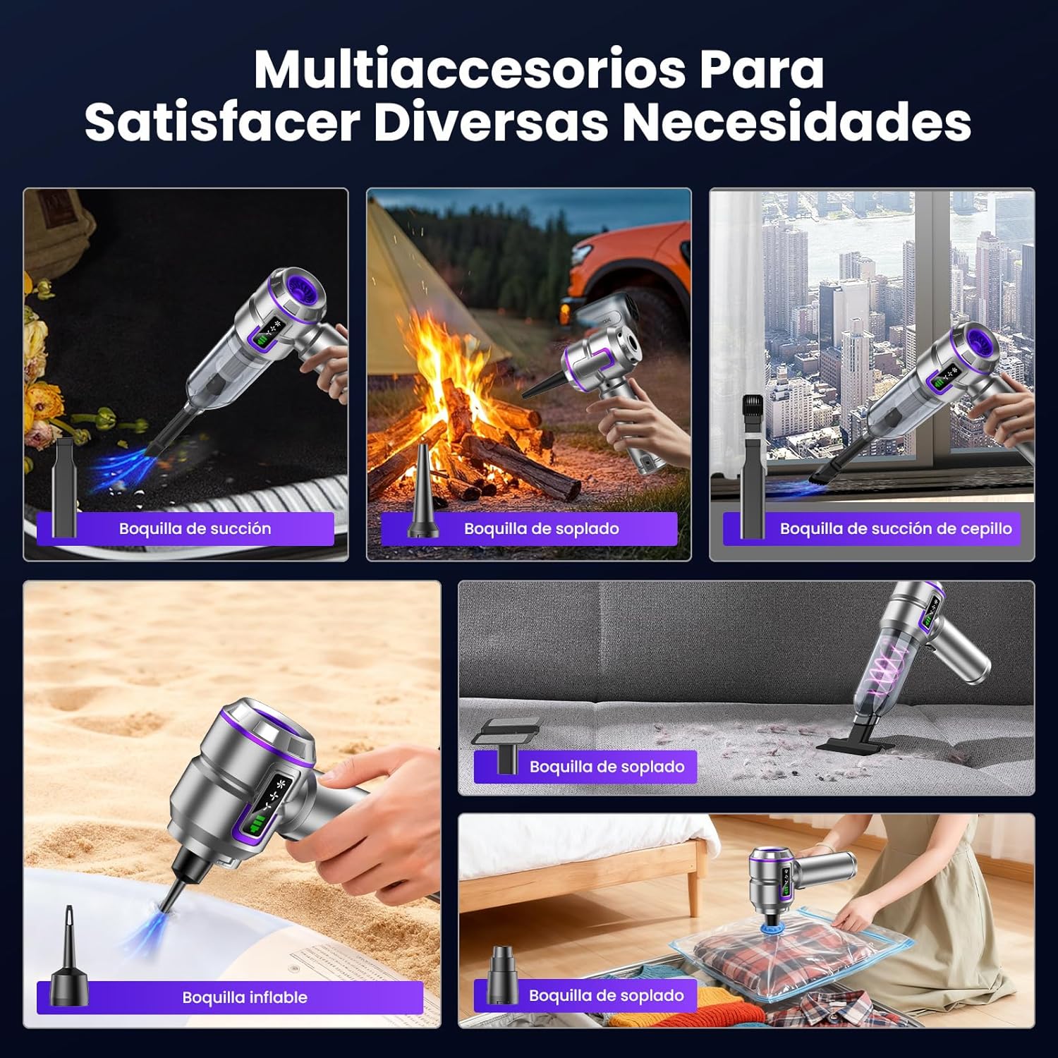 Aspiradora Portatil 9 en 1