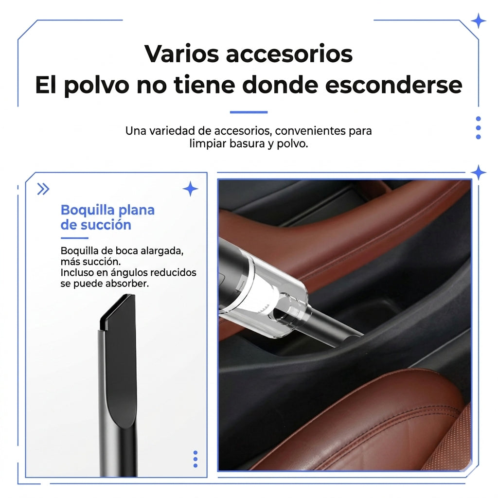 Mini Aspirador de Polvo Portátil 3 en 1