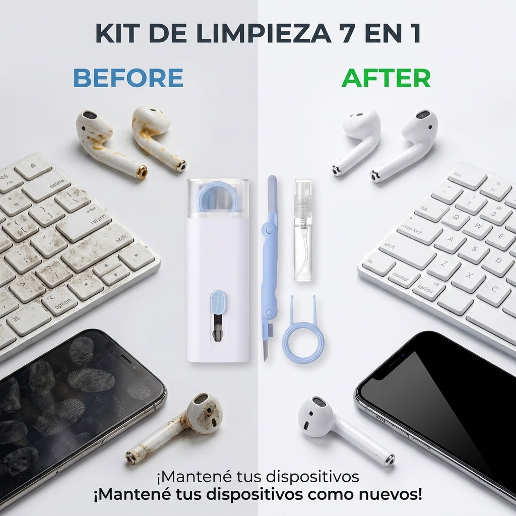 Kit de Limpieza 7-en-1 Pro